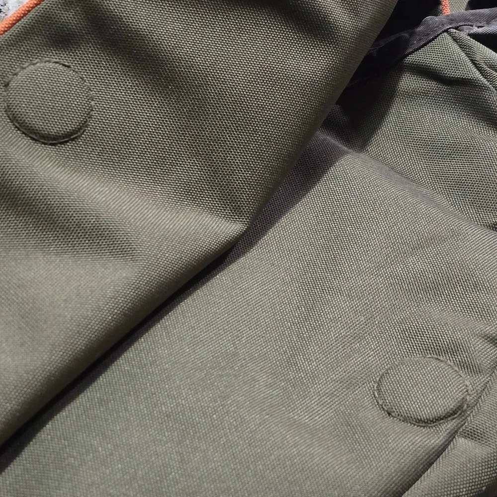 Life is Good‎ Messenger Bag Unisex Canvas Crossbody Hiking Travel Olive Green OS